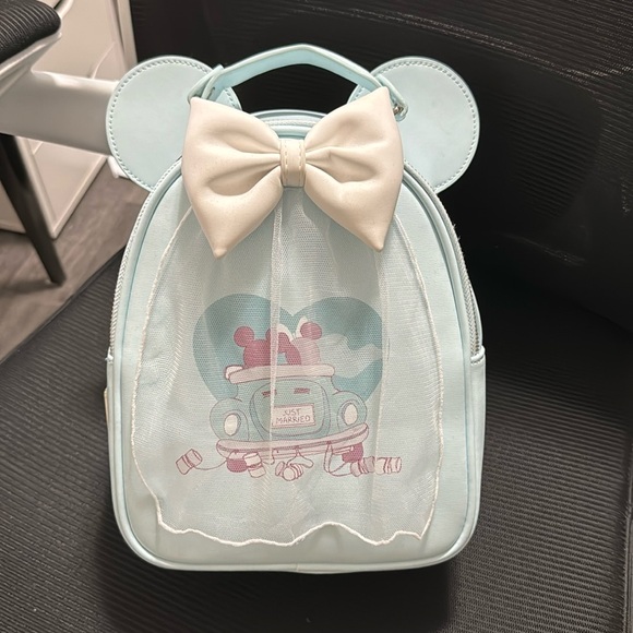 Loungefly Handbags - Loungefly Disney Mickey & Minnie wedding mini backpack